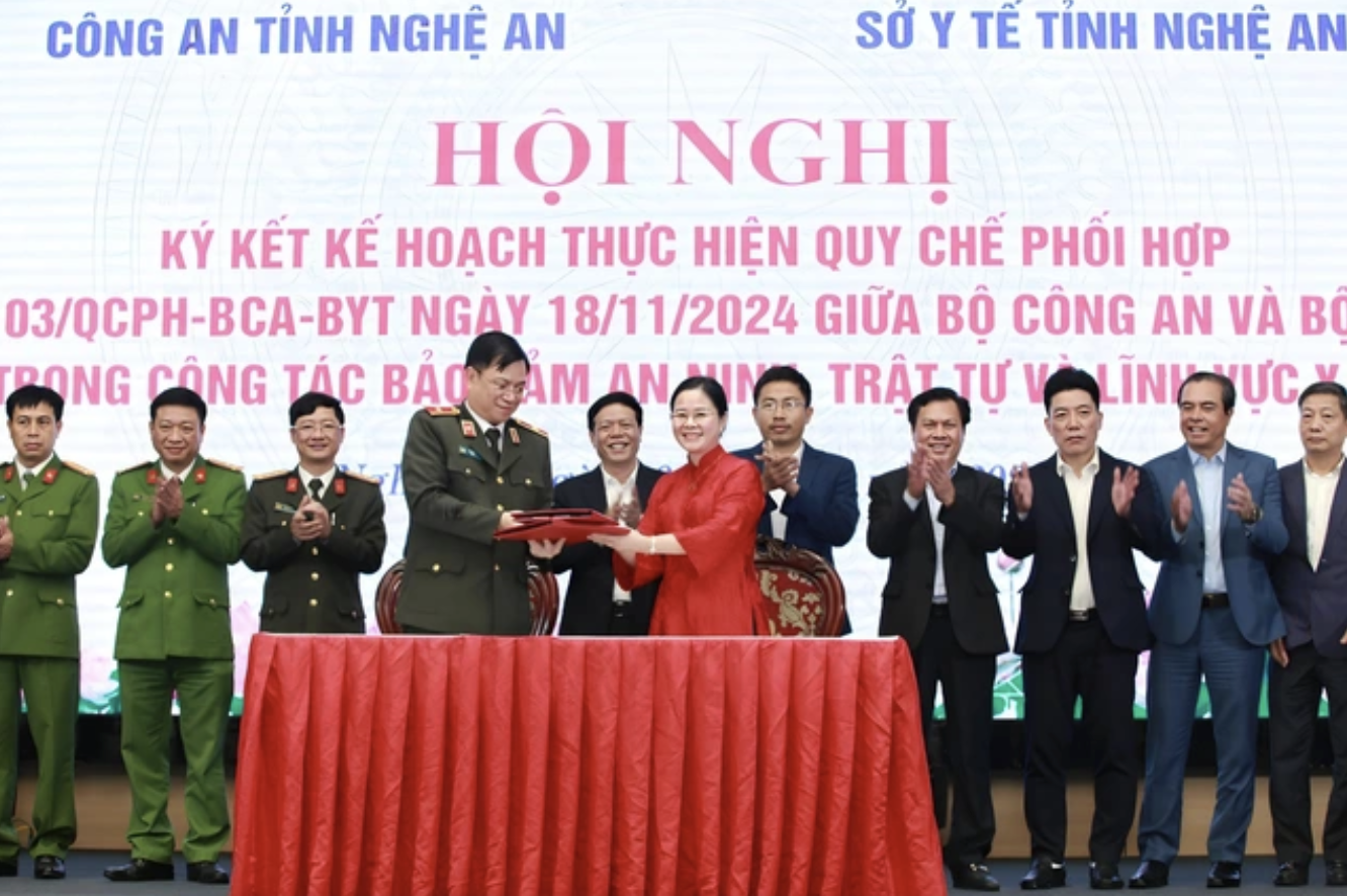 Siết chặt phối hợp bảo đảm an ninh y tế, tạo môi trường an toàn vì sức khỏe Nhân dân